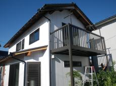 ベランダも完成