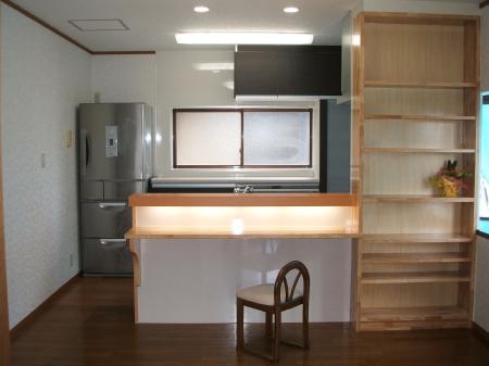 池田町　キッチンリフォーム＋オール電化　Ｆ様邸