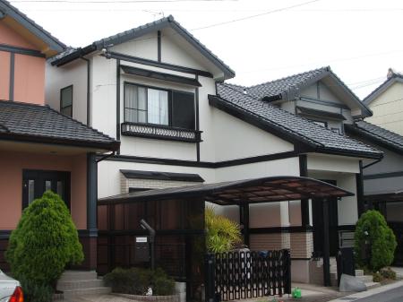 大垣市　外壁塗装　南若森Ｎ様邸