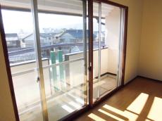 リビング二重窓